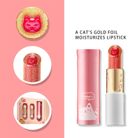 Ensemble de rouge à lèvres pour chat, cosmétiques de mode, rouge à lèvres personnalisé, hydratant, imperméable, baume à lèvres frais à la fraise