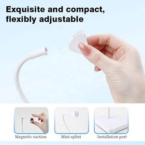 Lampe à ongles LED UV professionnelle <span class=keywords><strong>QAN</strong></span> 2-en-1 rechargeable avec support magnétique et col de cygne flexible à 360°, minuterie LCD - Product Image 3