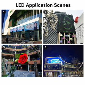 P3.91-7.81 See Through LED Video <b>Wall</b> Outdoor Full Color Transparent LED Screen 55% Transmittance Glass Window <b>Display</b> - Product Image 6