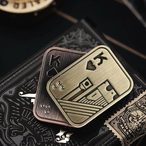 Slider Fidget de Metal con Diseño de Cartas de Póker, Juguete Antiestrés para Halloween, para Todas las Edades - Product Image 3