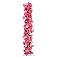 Premium Kunstbloemen Roze Witte Rozen Spirale Bloemstukken voor Bruiloft & Banketdecoratie