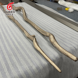Tùy Chỉnh Sang Trọng Rắn Brass Hiện Đại Lối Vào Cửa Xử Lý Khách Sạn Biệt Thự Chính Cửa Và Cửa Sổ Xử Lý Cửa Kính Trang Trí Phần Cứng - Product Image 5