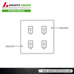 luz de <span class=keywords><strong>casa</strong></span> inteligente atenuación <span class=keywords><strong>dali</strong></span> interruptor dimmer táctil luz interruptor de alimentación con cuatro botones. - Product Image 4