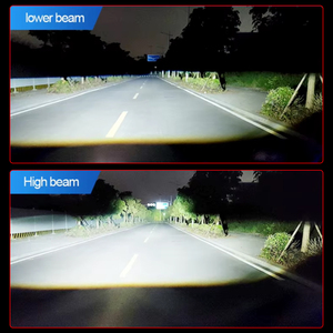 Phare de signalisation d'urgence LELANPU pour camion, <span class=keywords><strong>projecteur</strong></span> <span class=keywords><strong>stroboscopique</strong></span> ambre et blanc, 7 pouces, double lumière directe, phare LED H4 à double lentille pour voiture - Product Image 5