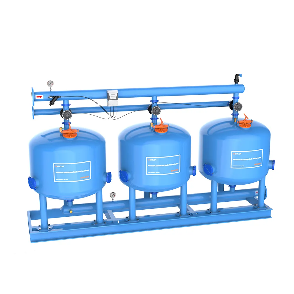 48 Inch Single-chamber Water Treatment Machinery Automatic Backwash Sand filter for Drip Irrigation