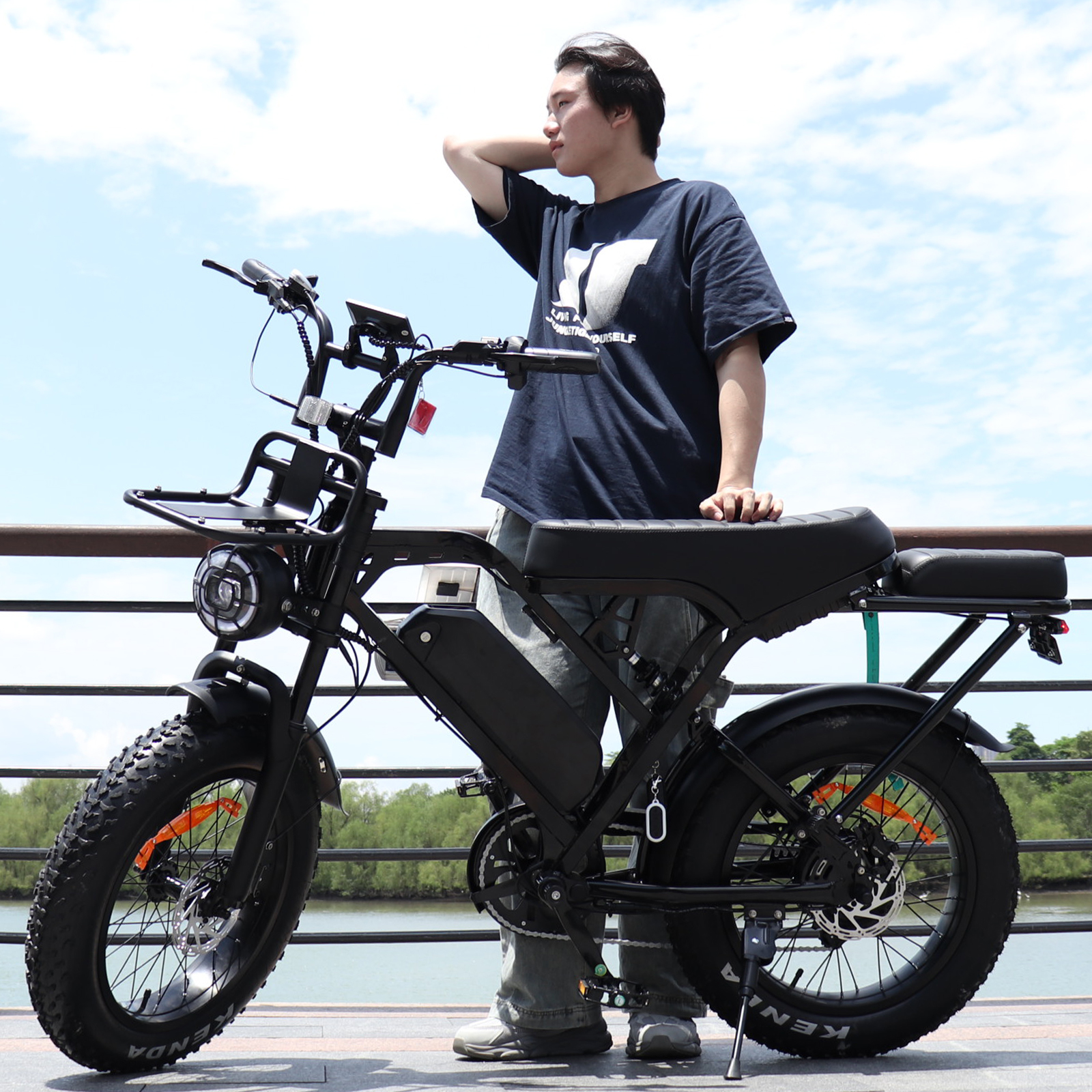 Electric Wheel Bicycle 1000W Motor, 60V Battery