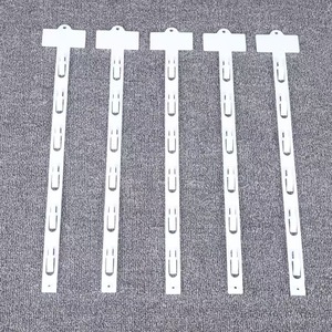 Plastic Injection <b>Clip</b> Strip for Hanging Goods Display Pp Material 12 <b>Hooks</b> Supermarket Retail Strips - Product Image 2