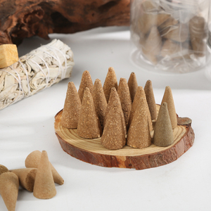 Encens en cônes parfumés à refoulement en sauge blanche naturelle, palo santo et bois de santal sang de dragon pour brûleur cascade d'encens - Product Image 3