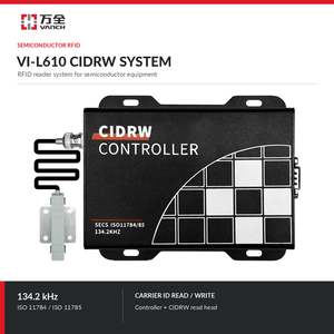 Contrôleur CIDRW semi-conducteur VANCH VI-L610, lecteur RFID LF 134,2 KHz, compatible HDX SEMI E99 E4 E5 SECS HSMS RJ45 RS232 pour Wafer FOUP - Product Image 1