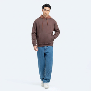 Sweat-shirts à capuche zippés oversize en polaire de haute qualité pour hommes – Confort uni et élégant pour l'hiver (vente en gros) - Product Image 1