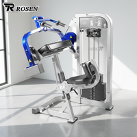 Vente directe usine : Équipement de musculation Rosen Fitness – Machine à charge par poulie pour extensions de triceps assises pour hommes
