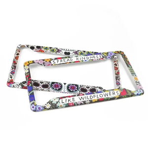 Chúng Tôi Kích Thước Bán Buôn Chất Lượng Cao Tùy Chỉnh Thiết Kế In Nhựa Xe Số Tấm Chủ Giấy Phép Tấm Bìa Giấy Phép Tấm Khung - Product Image 6