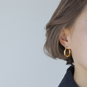 Women Fashion Gold <strong>Silver</strong> Stainless Steel <strong>Small</strong> <strong>Hoop</strong> Earrings Minimalist Jewelry Earring <strong>Hoops</strong> - Product Image 3