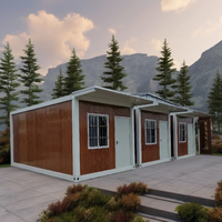 Conteneur mobile modulaire en acier de 40 pieds, mini café-restaurant préfabriqué, style verre, à vendre, pour une utilisation comme maison ou villa