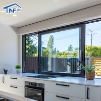 Ventana Corredera de Aluminio con Doble Vidrio Bajo Emisivo (Low-E) para Hotel Moderno, Eficiente Energéticamente e Insonorizada