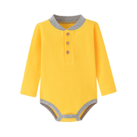 Combinaison pour nouveau-né de 0 à 12 mois, printemps/automne, unisexe, en coton, à manches longues, en tissu gaufré, à simple boutonnage, sac d'emmaillotage DOM