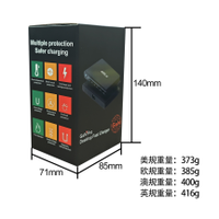 Premium 455W GaN 5.0 Desktop-Ladestation 7-Port 5 USB-C 2 USB-A 100W PD Schnellladegerät Universaleingang für MacBook Laptop