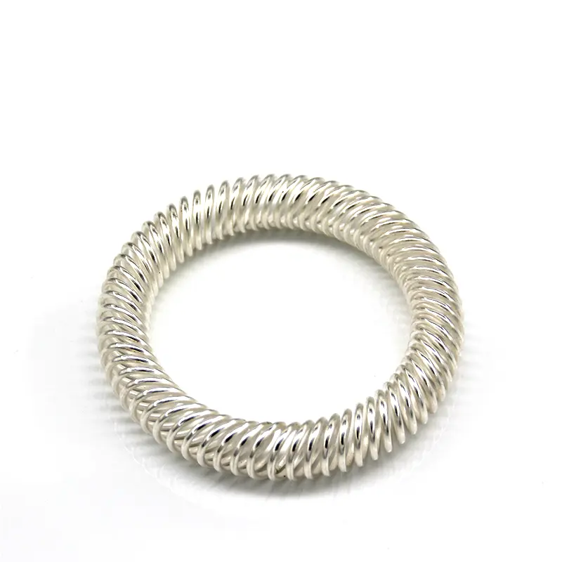 Customized spring contact finger power high voltage conductive canted coil spring