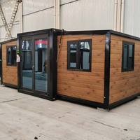 Maison conteneur extensible de 30 pieds, logement modulaire pour le campement et l'hébergement des travailleurs