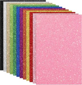 2025 vendita a caldo Non tossico nessun odore nessun foro colore brillante Glitter Eva foglio di cancelleria scuola. - Product Image 5
