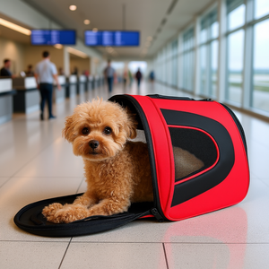 Transportín Deportivo de Malla para Mascotas, Tamaño Mediano, con Cierre y Diseño Plegable para Perros - Product Image 2