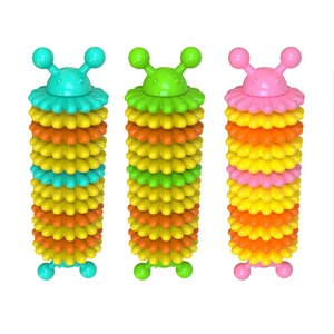 Caterpillar diş temizleme tasarım TPR çiğnemek köpek oyuncak Pet gıcırtı oyuncak - Product Image 2