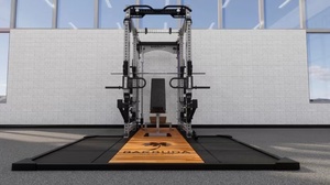 Equipo <span class=keywords><strong>de</strong></span> <span class=keywords><strong>Gimnasio</strong></span> Multifuncional Comercial Freeman, Máquina Smith con Plataforma para Levantamiento <span class=keywords><strong>de</strong></span> Pesas - Product Image 6