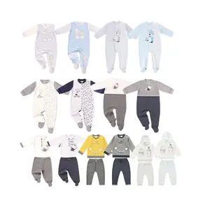 Wholesale Newborn Garments Sets Ropa De Bebe Toddler Romper Jumpsuit Suits Infant Clothes Baby Clothing