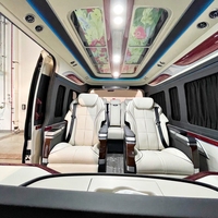 2024 Kit de plan de modification complet de mise à niveau intérieure de voiture accessoire de luxe TOYOTA Hiace Van usine de modification indépendante