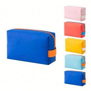 Customized Logo Travel Cosmetic Makeup Bag Large Capacity Waterproof PU Leather Multifunctional Storage Cute Zipper Promotions - Product Image 6