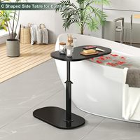 Table basse de luxe pour balcon, technique sculptée, double, pour petit espace - pour salle de bain, armoire, salon, côté canapé mobile