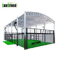 LUX PADEL Chine Fabricant et fournisseur d'usine Meilleur court de tennis de padel avec toit Court de tennis sur le toit