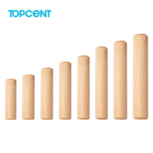 Topcent tassello in legno scanalato filettato groove pin art wood tassello rod decorativo push craft pins art tassello per la lavorazione del legno - Product Image 1