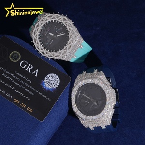 Bán hot chất lượng cao hip hop vượt qua Kim Cương Tester ga2100 moissanite xem bezel trường hợp Iced out xem - Product Image 5