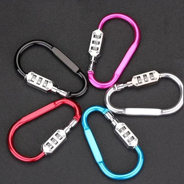 3-Digit Combination Code Number Lock Padlock for Outdoor Firm & Durable for Luggage Backpack Handbag Suitcase & Drawer