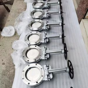 Slurry Manual Knife Gate PZ73-16P DN200 Stainless Steel Hard <b>Seal</b> Cut-off - Product Image 3