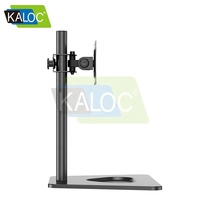 Supports d'écran simples KALOC Factory, support d'écran de bureau à fixation simple, compatible avec les écrans de 17 à 32 pouces/2 à 9 kg