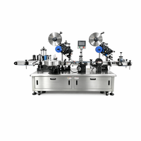 Machine d'étiquetage automatique haute vitesse pour bouteilles rondes, étiqueteuse double face à adhésion automatique, écran tactile PLC