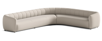 Canapé d'angle en tissu moderne inclinable de luxe italien en forme de L, ensemble de meubles de salon, canapés de bureau