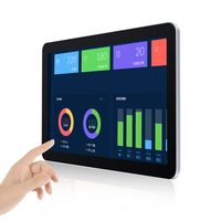 Tablette android intelligente de 13, 15, 21 pouces, cadre ouvert, écran tactile, lecteur d'ordinateur, écran tactile capacitif, moniteur tout-en-un