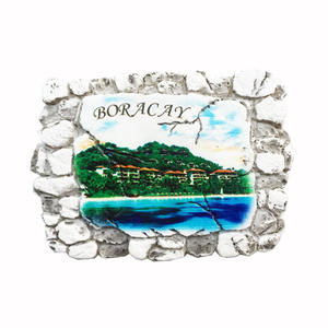 Venta directa de fábrica Suministro transfronterizo de artesanías conmemorativas turísticas de la isla de Boracay, Filipinas, Magn de estilo oceánico - Product Image 5