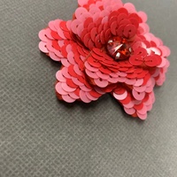 ZSY nouveau Sequin applique mode rose fleur applique couture vêtement sac bricolage applique accessoires