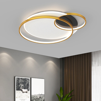 Lámpara de techo de diseño moderno, iluminación Led inteligente para decoración de casa residencial, con Control remoto