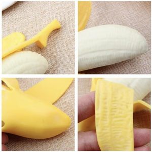 Banana Squeeze Prop Fake Banana Stretchy Fidget <b>Tool</b> Novelty Stress Relief <b>Toy</b> For Kids And Adults TPE Material Unisex - Product Image 6