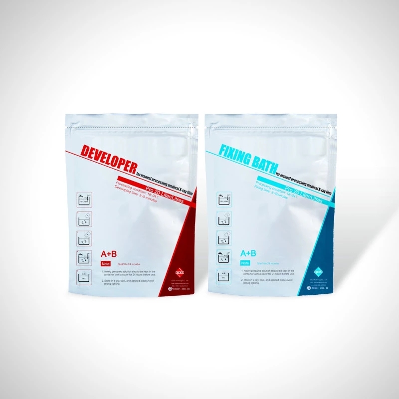 Medical x-ray film developer and fixer powder, mixed A and B make to 5 Gallon