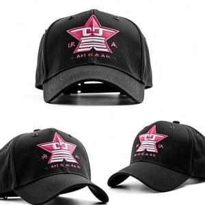 Nhanh chóng vận chuyển chất lượng cao tùy chỉnh thêu Rhinestone Logo 5 Bảng điều chỉnh cong vành cá nhân hip hop thể thao Mũ bóng chày mũ - Product Image 1