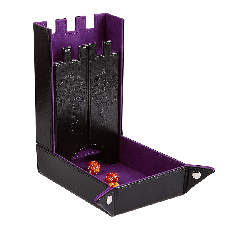 Black with purple velvet