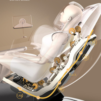 Meilleur manipulateur électrique de luxe shiatsu 4d zéro gravité spa complet du corps fauteuil de massage prix complet du corps zéro gravité guangzhou