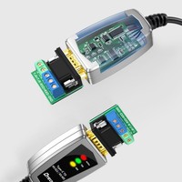 Cable Serial DTECH IOT5067A Tipo-C y USB a RS422/485 para Programación de PLC, Escáner de Código de Barras e Impresora