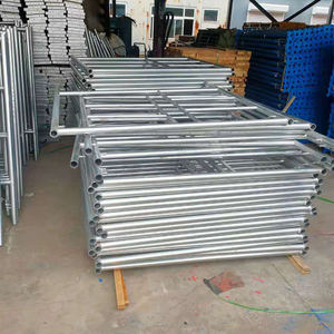 Offre Spéciale : Échafaudage Robuste en Acier Galvanisé, Cadre d'Échelle Pliante Portable, Système d'Échafaudage Stable et Résistant - Product Image 5